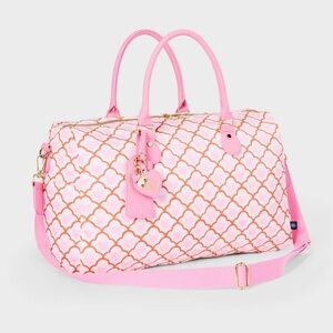 Geo Hearts Softside Duffel Bag Pink - Roller Rabbit x Target
